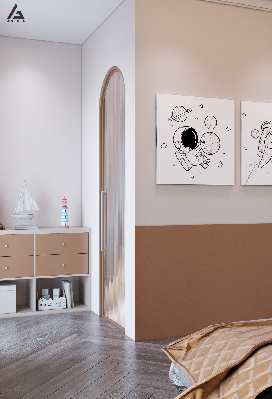 Thiết kế ph&ograve;ng trẻ em 