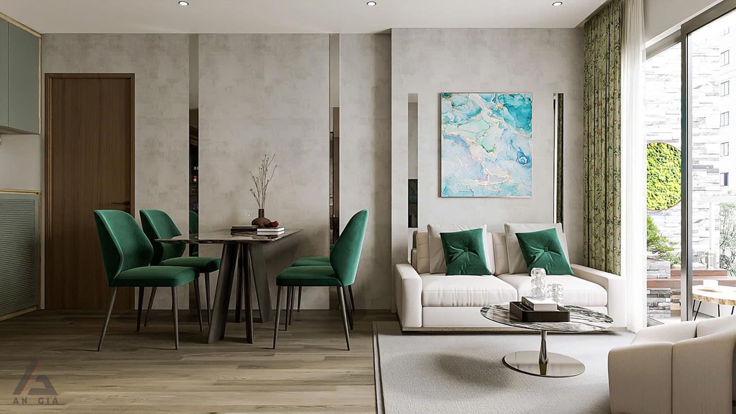 thi công nội thất căn hộ cao cấp