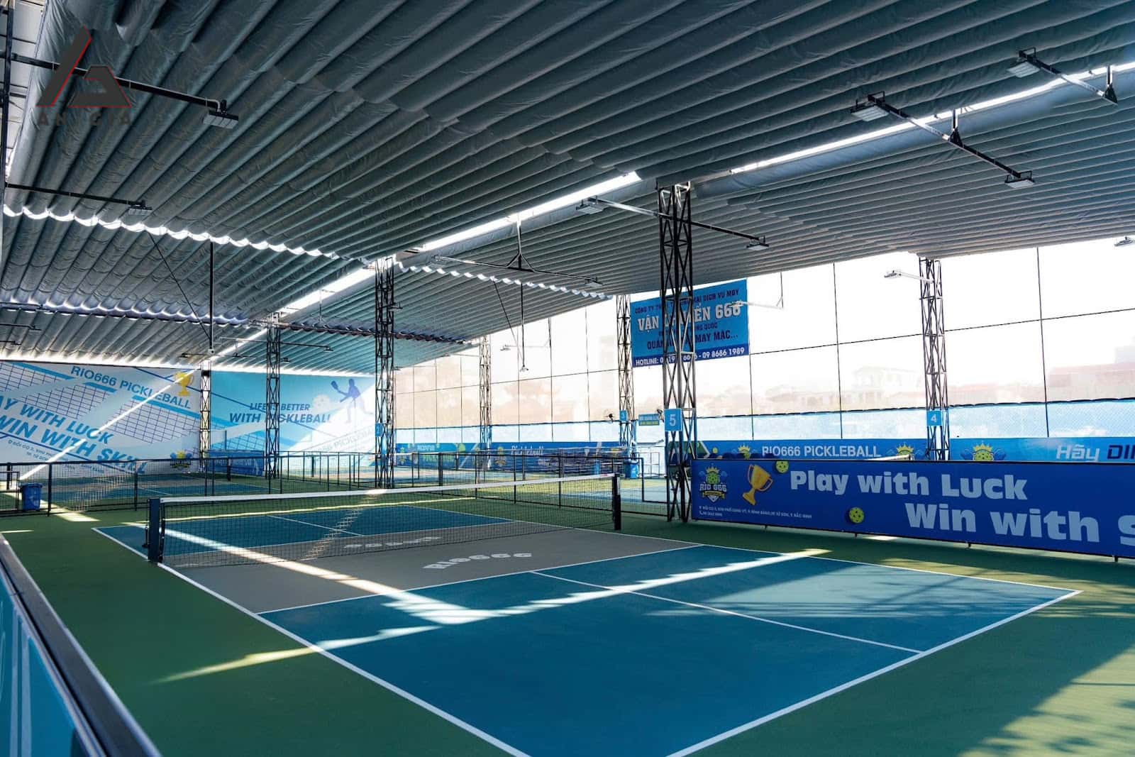  thi công sân Pickleball 