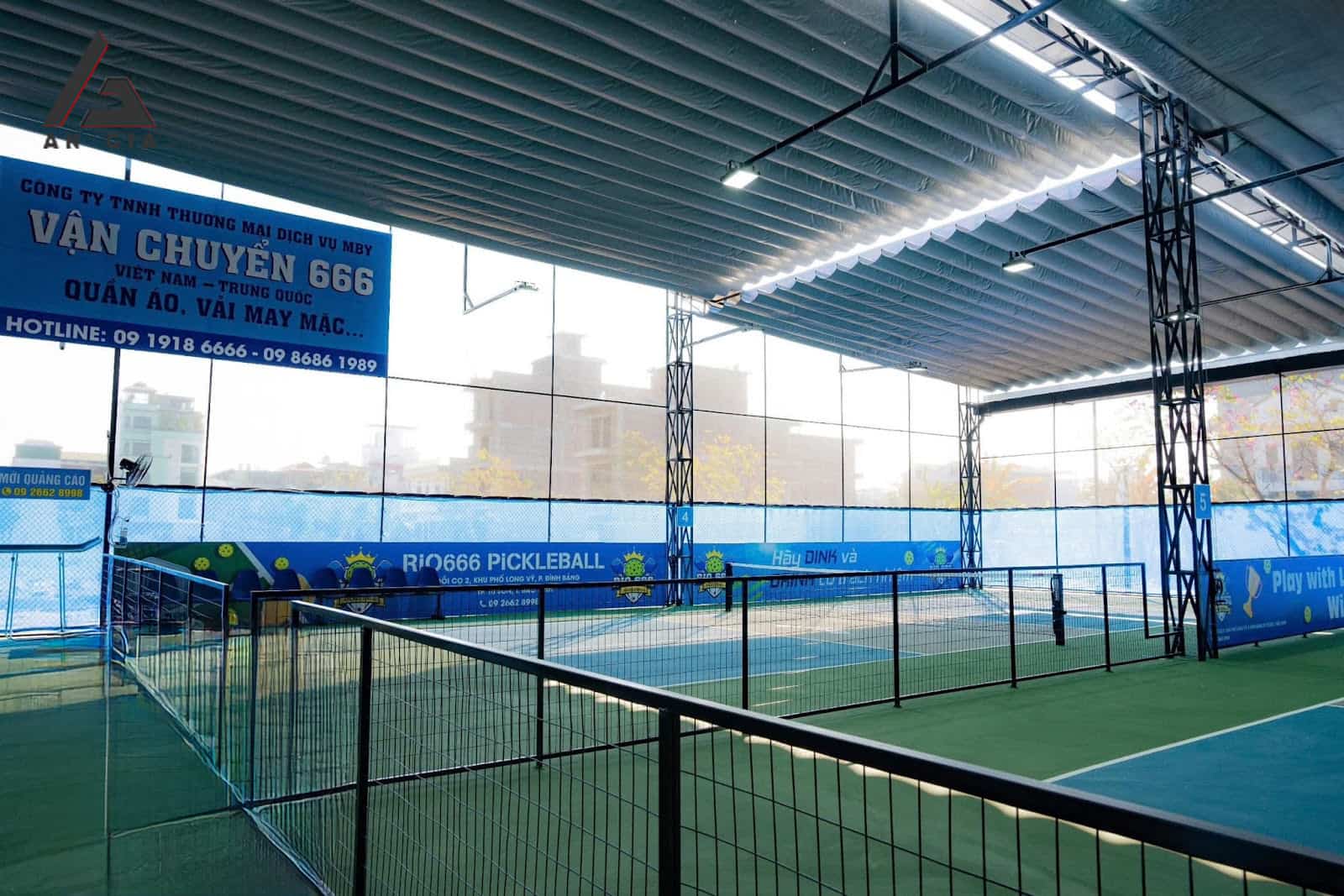 thi công sân Pickleball 