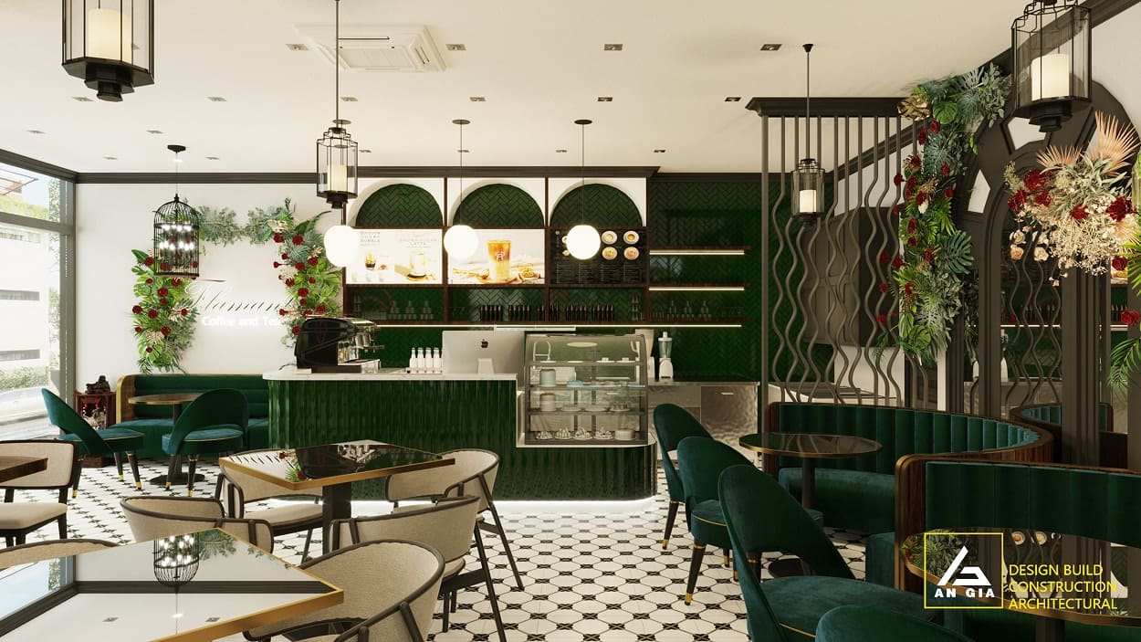 thiết kế nhà hàng cafe thu hút
