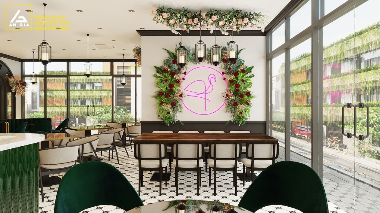 thiết kế nhà hàng cafe thu hút